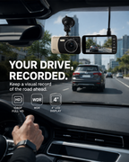 Full HD 1080P Car Dash Camera with 4-Inch Display & WD