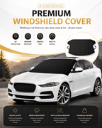 Car Windshield Snow & Frost Cover – Universal All-Weather Front & Rear Protector