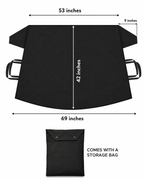 Car Windshield Snow & Frost Cover – Universal All-Weather Front & Rear Protector