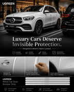 Vacnova™ Car Door Bumper Strip (4-Pack) | Invisible Scratch Protection for Every Door
