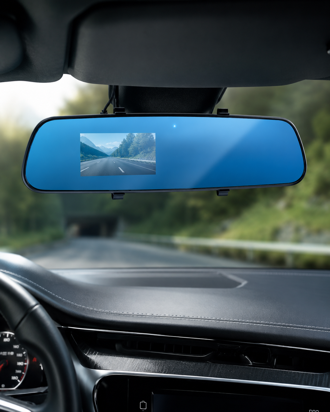 2-in-1 Mirror + Dash Cam: Keeps your factory mirror look while recording every drive.