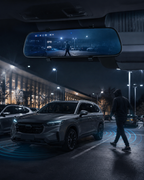 2-in-1 Mirror + Dash Cam: Keeps your factory mirror look while recording every drive.
