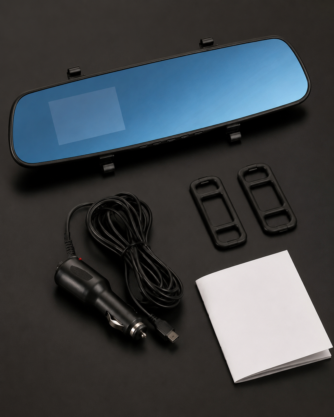 2-in-1 Mirror + Dash Cam: Keeps your factory mirror look while recording every drive.