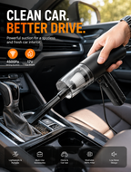 120W 4500Pa Powerful Car Vacuum Cleaner