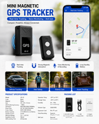 GF-07 Mini Magnetic GPS Tracker – Real-Time Vehicle & Asset Tracking
