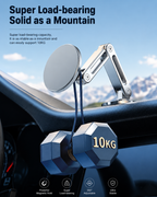 360° Magnetic Car Phone Holder – Premium Aluminum Alloy Universal Car Mount