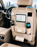 HQ Leather Car Seat Organizer – Premium Backseat Storage for Cars