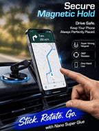 360° Magnetic Car Phone Holder – Premium Aluminum Alloy Universal Car Mount